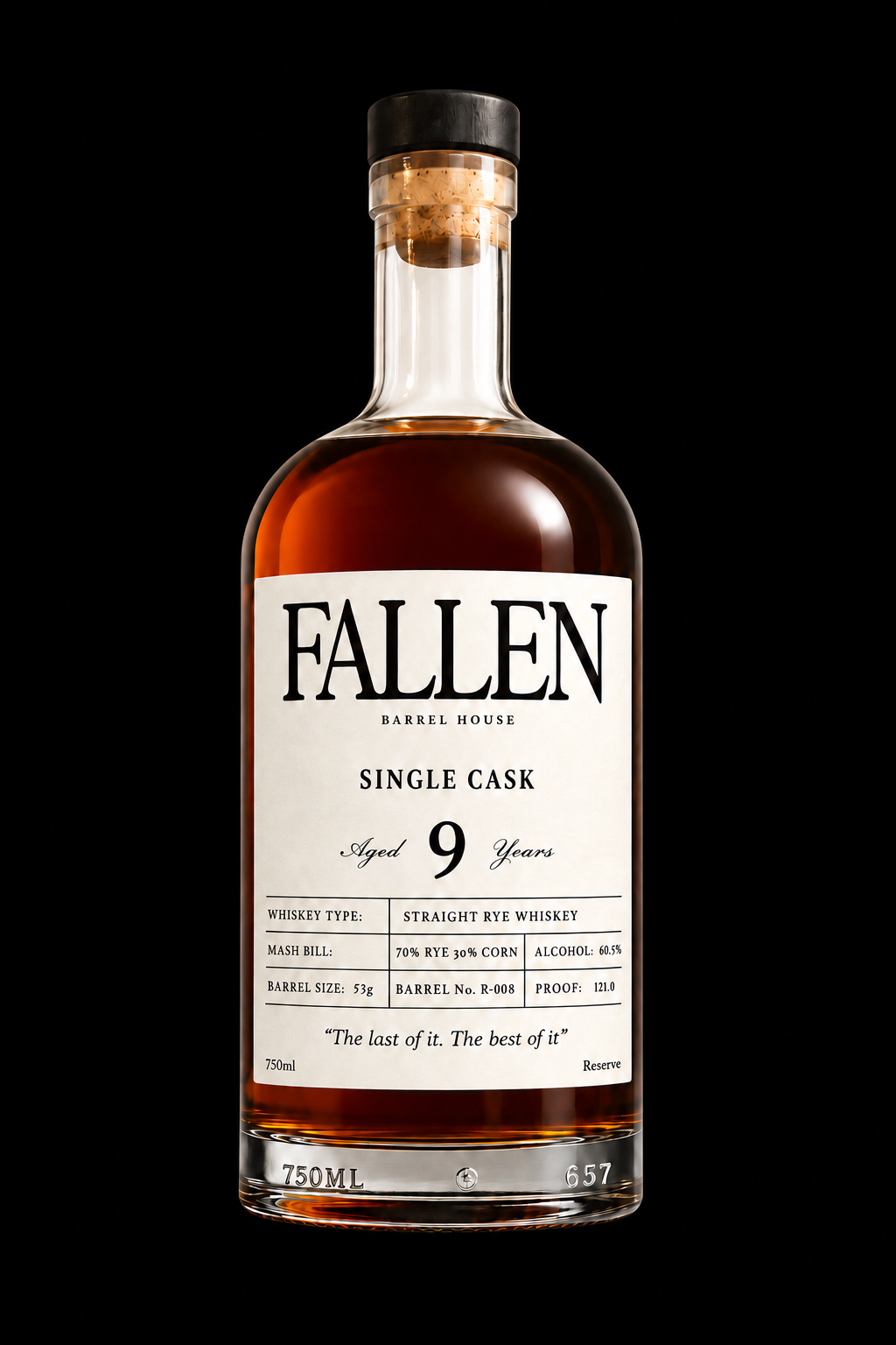 California Rye bottle or label